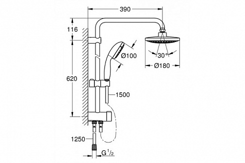 ������� ������� Vitalio Start System 180 Flex � ����������� ��� ���� (NSB0159)