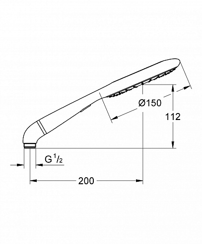 ������ ��� GROHE Rainshower Icon (2 ������), ���� (27276000)