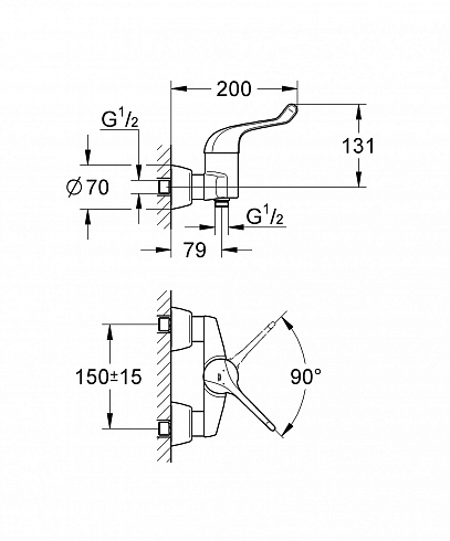 ��������� ��� ���� GROHE Euroeco Special, ���� (32796000)